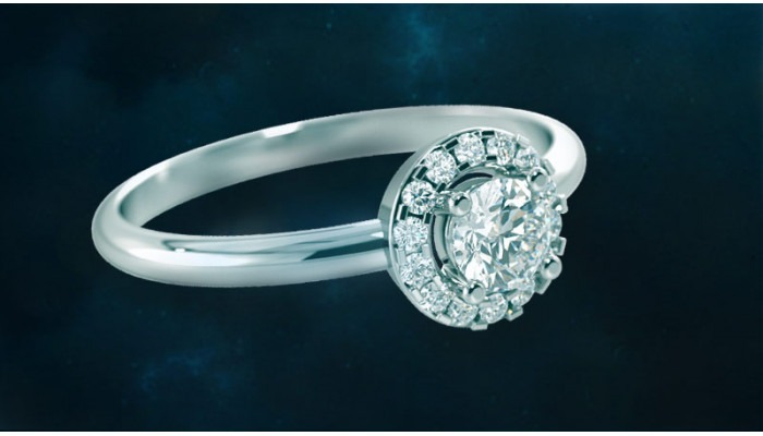 The Coira Solitaire Diamond Ring by PC Jeweller